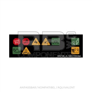 AUFKLEBER SYMBOLANSICHT OBERHALB  E/M400A/AJP - E/M450A/