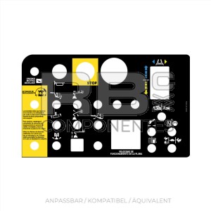 AUFKLEBER BEDIENUNG BEDIENPULT AN/KO/GL GE 72095SP72095SP