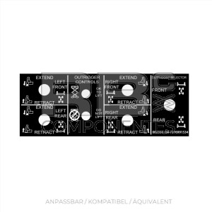 FUNKTIONSAUFKLEBER  UNTERHALB  GRV-SM3884XT