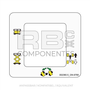 AUFKLEBERFUNKTION JOYSTICK OBERHALB GRV SM3884XT