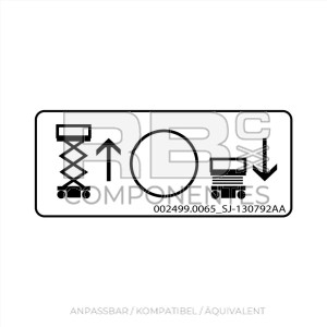 AUFKLEBER AN/KO/GL SJ 130792