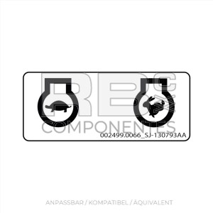 AUFKLEBER AN/KO/GL SJ 130793 AA
