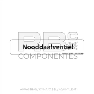 AUFKLEBER KOMPATIBEL REF GE DU 016AU HOLLÄNDISCH