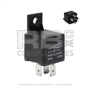RELAI 24V 40/30 A  N.C/N.O  5 FÜSSE