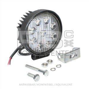 RUNDER SCHEINWERFER 9 LED-27W 10V-30V