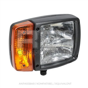 SCHEINWERFER + ZWISCHENLICHT. DCH MIT 12 V BOTTOM-HALTERUNG