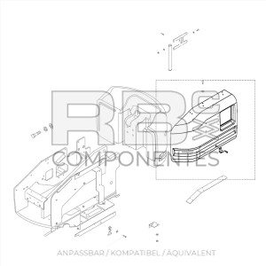 TANKABDECKUNG KOMPATIBEL GE 77032