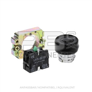 SCHWARZER DRUCKKNOPF+KAPPE+KÖRPER+NICHT KAMERA