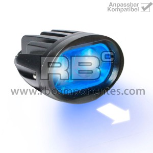FARO SEGURIDAD AZUL LED CON FLECHA