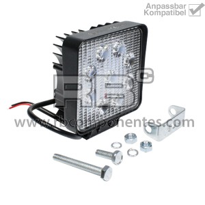 VIERECKIGER SCHEINWERFER 9 LED-27W 10V 80V