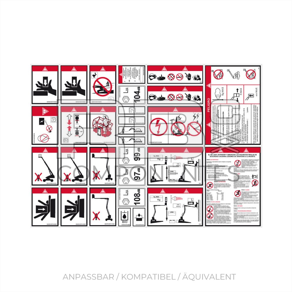 KIT ADH. ARTIKULIERTE GEFAHR UND AUSZIEHBAR. FRANZÖSICH