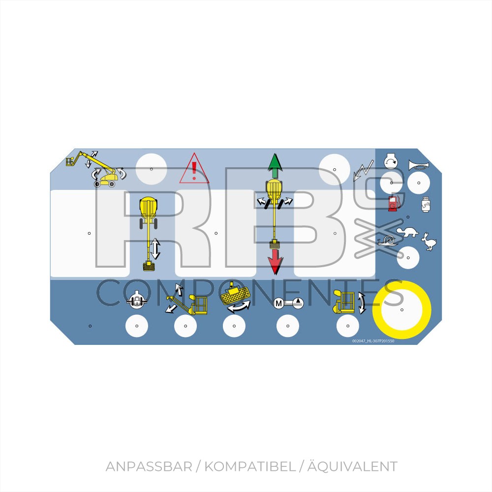 AUFKLEBER FUNKTION OBERHALB HL-16TPX (TE.D.)