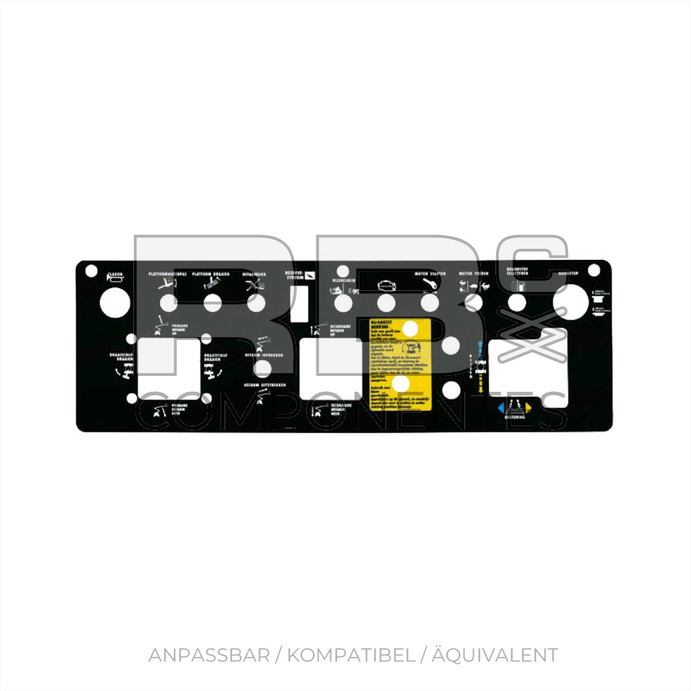FUNKTIONSAUFKLEBER KOMPATIBEL  GE-52230 HOLLÄNDISCH