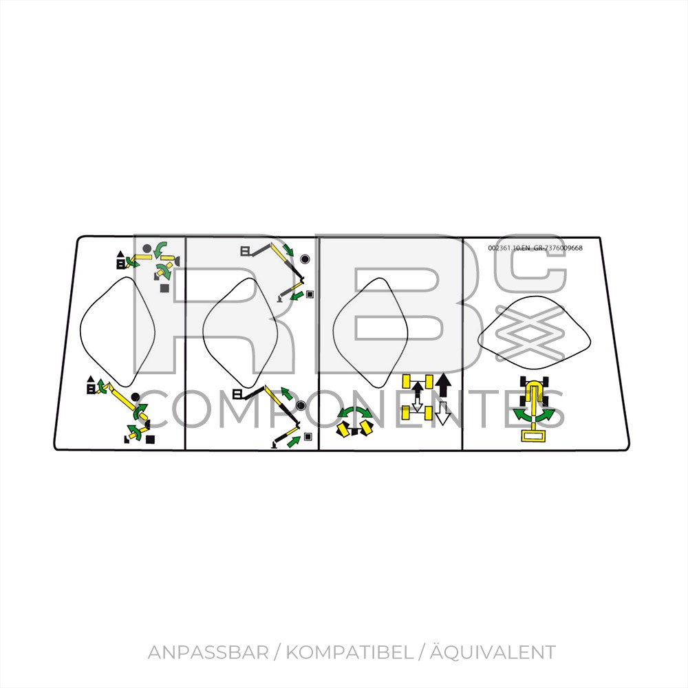 ADH.FUNC.SUP.PANEL JOYSTICK PARA GRV-A125J(INGLES)