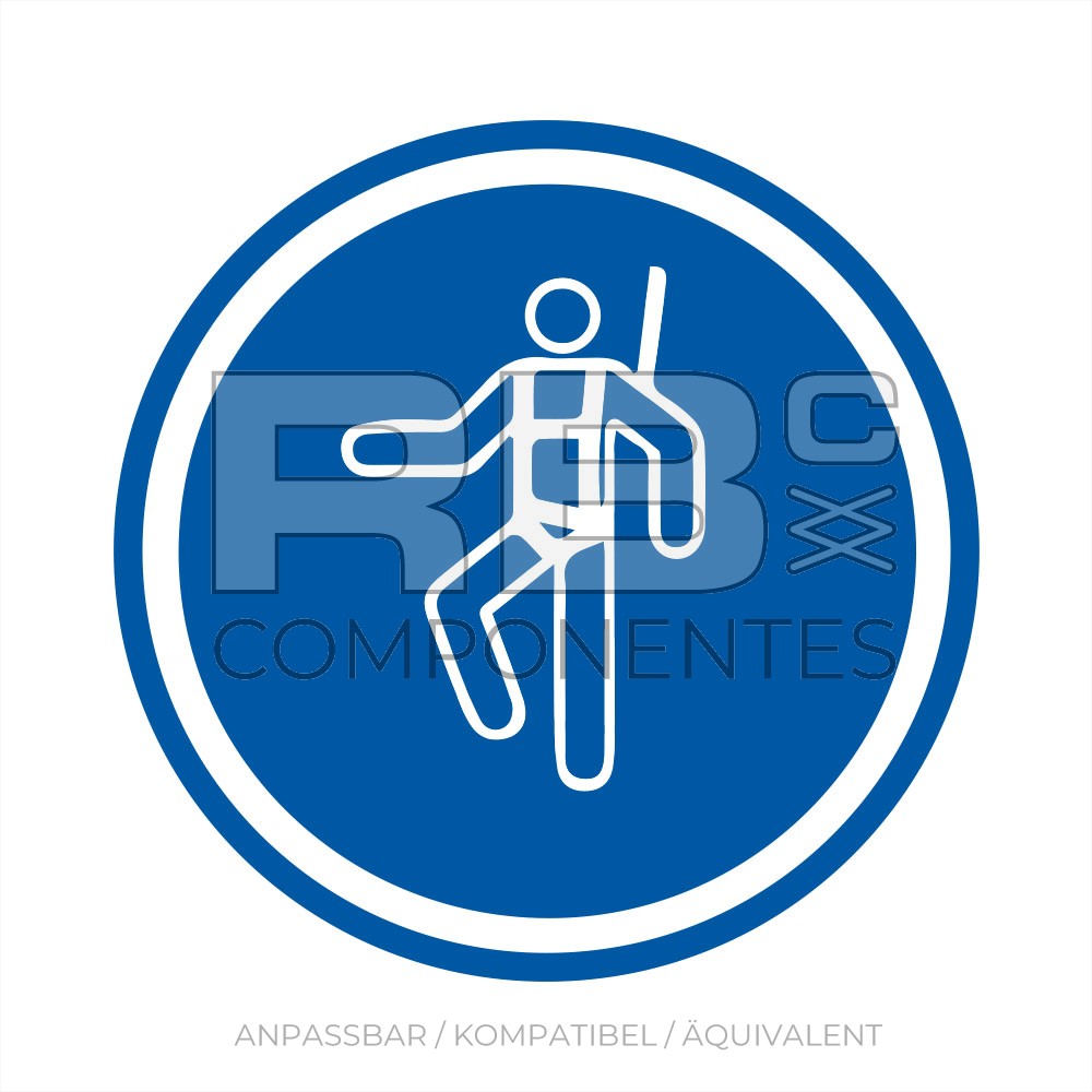 ADHOB02 NORM IN ISO 7010 AUFKLEBER HELM PFLICHT
