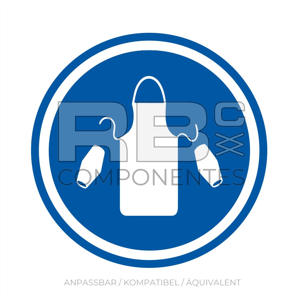 ADHOB26 NORM IN ISO 7010 AUFKLEBER SCHUTZKLEIDUNG PFLICHT