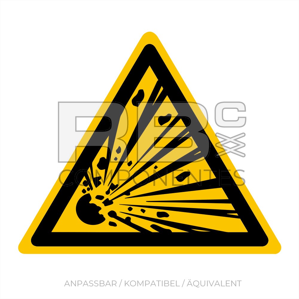 ADHAD02 NORM IN ISO 7010 AUFKLEBER WARNUNG