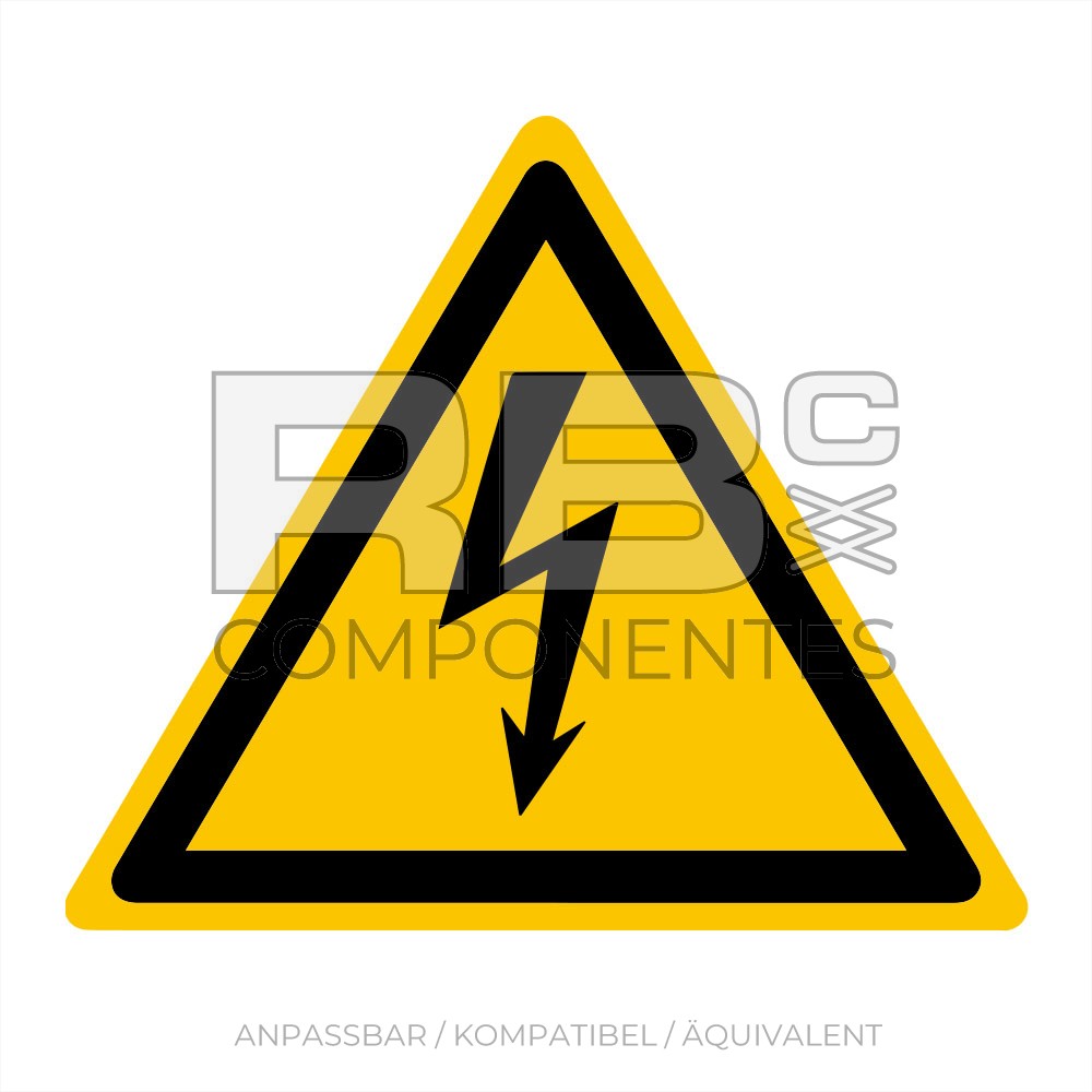 ADHAD08 NORM IN ISO 7010 AUFKLEBER WARNUNG