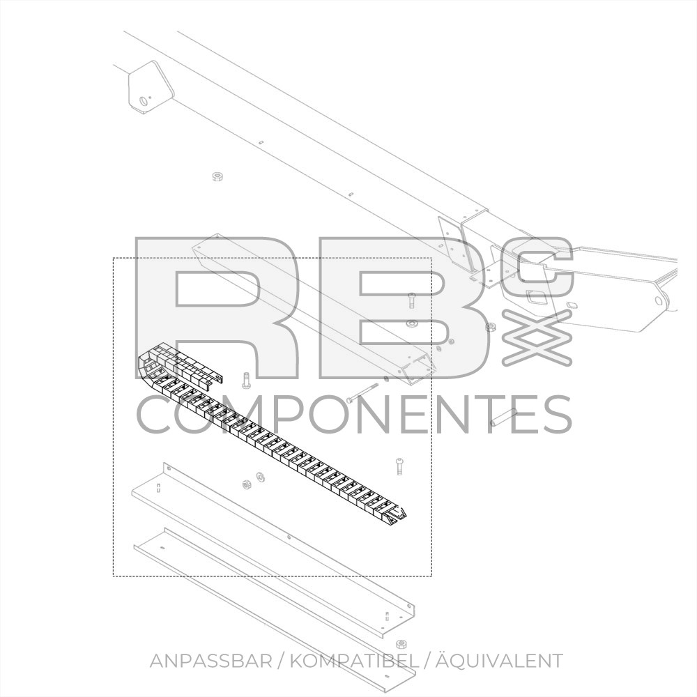 REPARATURSATZ KABELSCHIENE KOMPATIBEL GE 58919