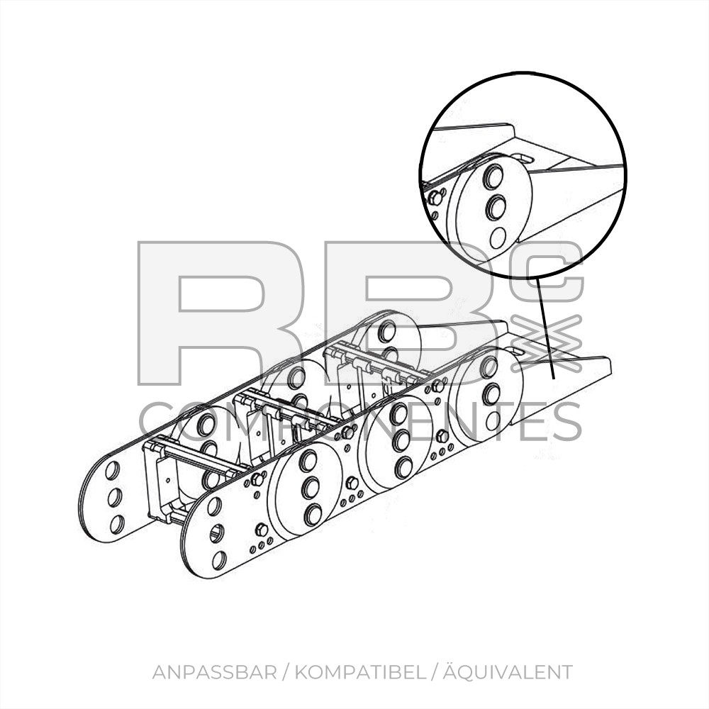GUIA DE CABLE ADAPTABLE 2421003690