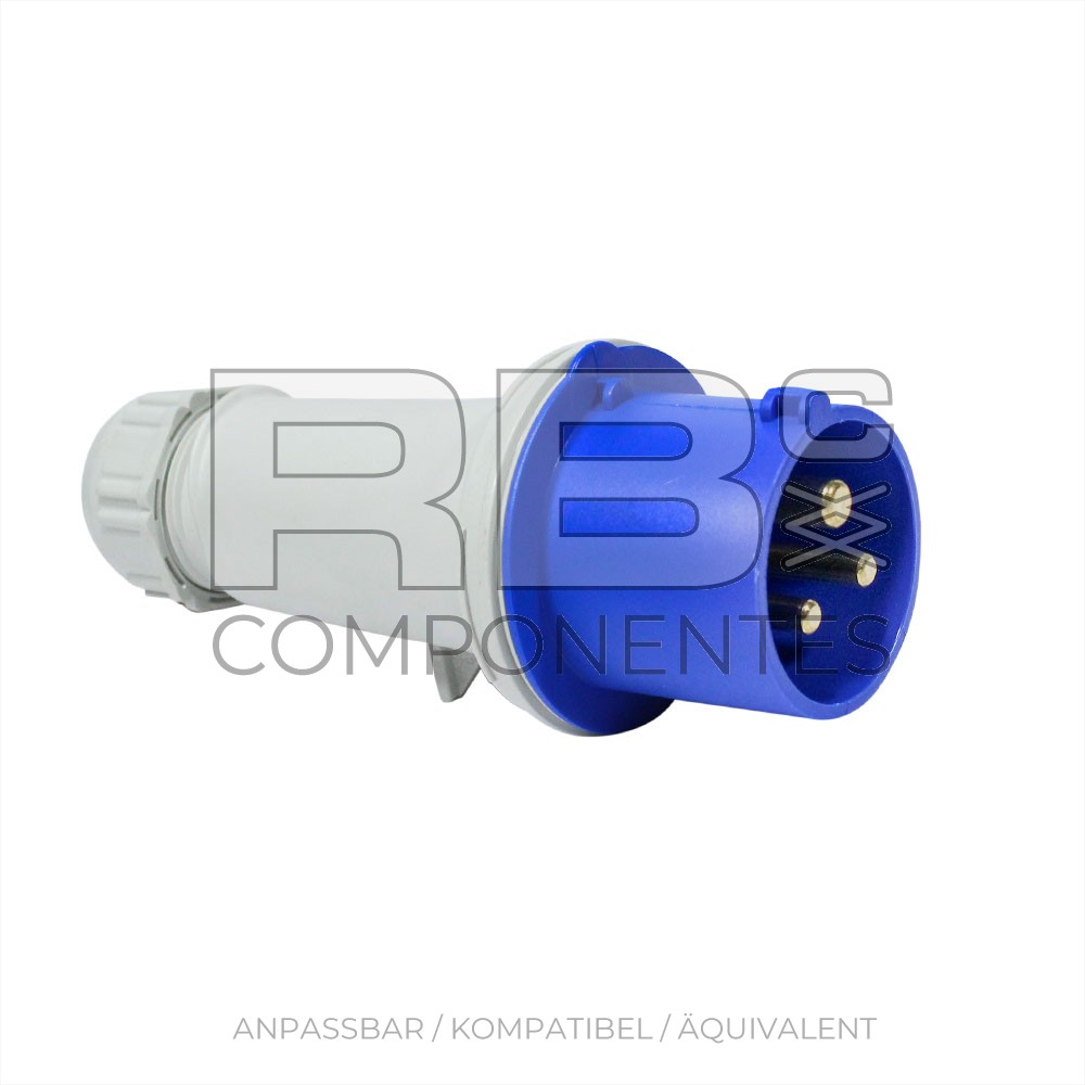 STECKER M/; AEREO EINPHASIG 16 AMP.