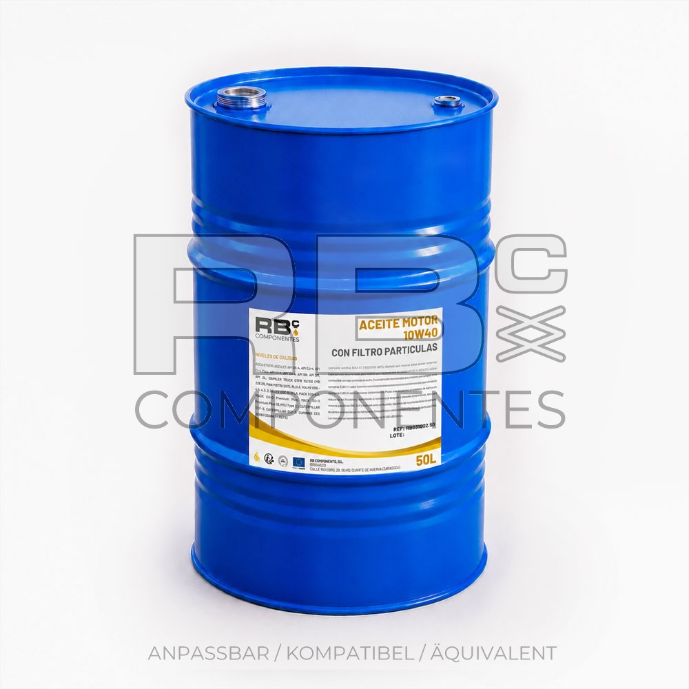 ACEITE MOTOR 10W40 - CON FILTRO PARTICULAS 50L