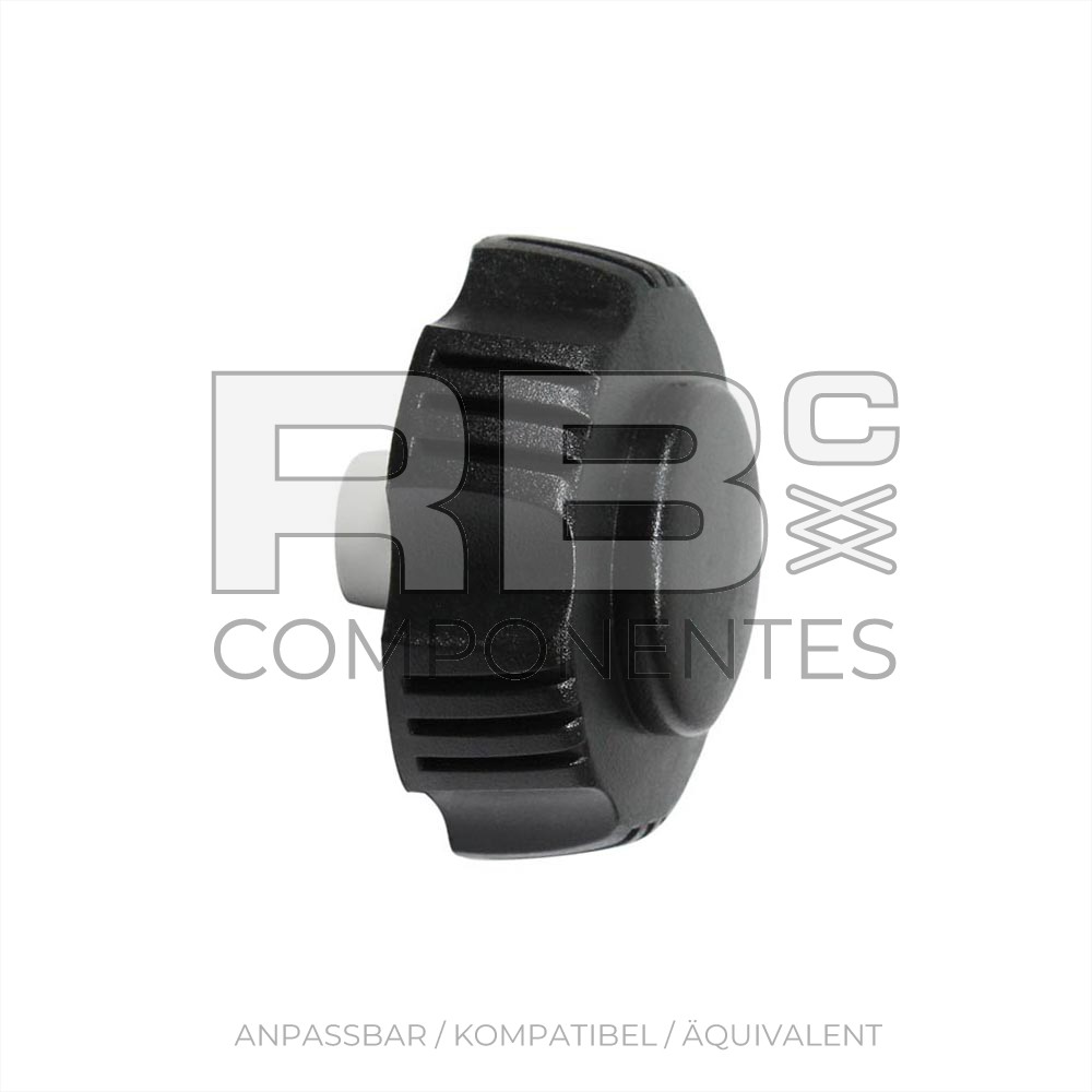 WEIBLICHER DECKEL AUS KUNSTSTOFF DIAMETER 49MM