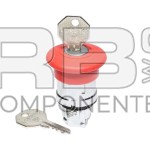 DRUCKKNOPF ZUM DREHEN MIT SCHLÜSSELINTEGRIERTEM HALTER SERIE ZB2