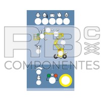 FUNKTIONSAUFKLEBER DIESELSCHEREN HA12 PX BLAU