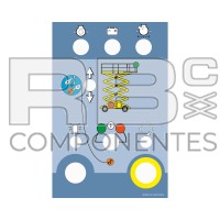 AUFKLEBER, UNTENBEDIENUNG -DIESELSCHEREN H12-15-18SX