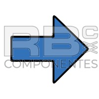 AUFKLEBER RICHTUNGSANZEIGER BLAU GE-Z30/20 Z34/22