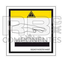 AUFKLEBER THERMAL VERBRENNUNGEN HL-COMP12DX