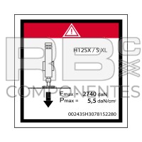 MAX. SPANNUNGSADHÄSION AM STABILISATOR HL-12SXL