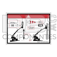 AUFKLEBER KOMPATIBEL MIT REF HL   3078146020C
