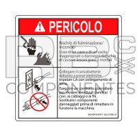 AUFKLEBER KOMPATIBEL REF GE  31508 ITALIENISCH