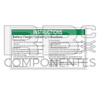 AUFKLEBER KOMPATIBEL REF GE 31785 C ENGLISCH