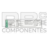 AUFKLEBER KOMPATIBEL REF GE 43089 ENGLISCH