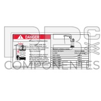 AUFKLEBER KOMPATIBEL REF GE-43696FR FRANZÖSISCH