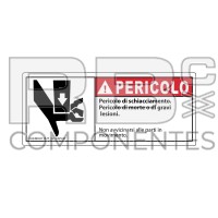 AUFKLEBER KOMPATIBEL REF GE-44255IT ITALIENISCH
