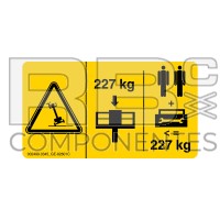 AUFKLEBER KOMPATIBEL REF GE 82601