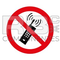 ADHPR21 NORM IN ISO 7010 AUFKLEBER VERBOT BENUTZUNG VON HANDYS