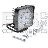 VIERECKIGER SCHEINWERFER 9 LED-27W 10V 80V