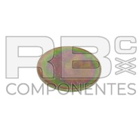 PATIN METALICO REDONDO 60X3MM