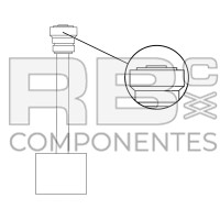 CONECTOR MACHO 16 VIAS ADAPTABLE 2440308530