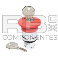 DRUCKKNOPF ZUM DREHEN MIT SCHLÜSSELINTEGRIERTEM HALTER SERIE ZB2