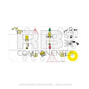 AUFKLEBER FÜR TELESKOPISCHE FUNKTIONEN 14/16/21/23/25 TPX