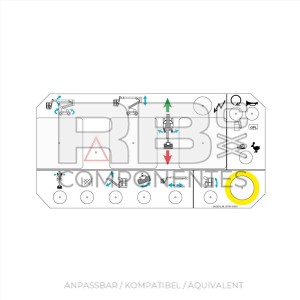 FUNKTIONSAUFKLEBER KOMPATIBEL MIT HL-20/26 PX