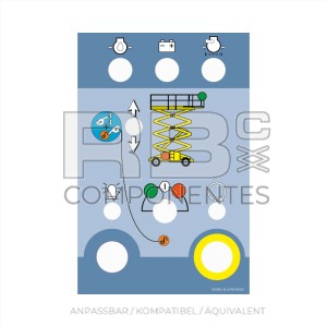 AUFKLEBER, UNTENBEDIENUNG -DIESELSCHEREN H12-15-18SX