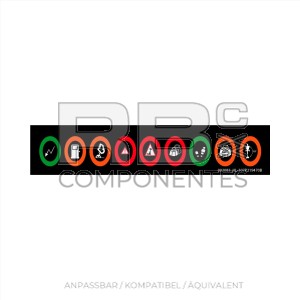 FUNKTIONSAUFKLEBER (SYMBOLANSICHT MIT LICHT) HL-43 TPX