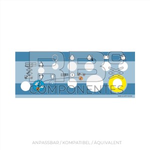 AUFKLEBER BOTTOM-PANEL -AB 2005- HL COMP-8, 10 UND 12DX